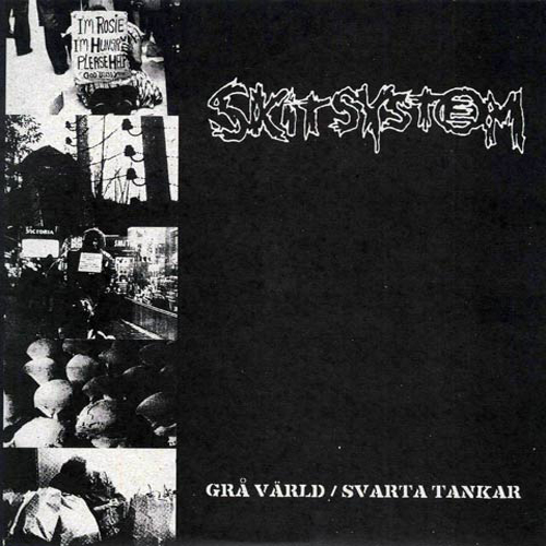 Skitsystem - Gra Varld - Svarta Tankar LP